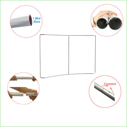 Curve Tension Fabric Display