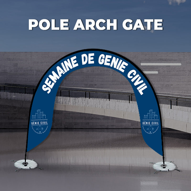 Fiberglass Pole Arch Gate