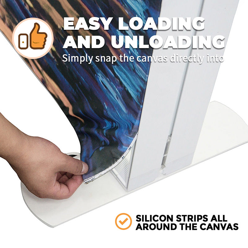 Plastic SEG Frameless Lightbox Counter 3.3x3.3ft