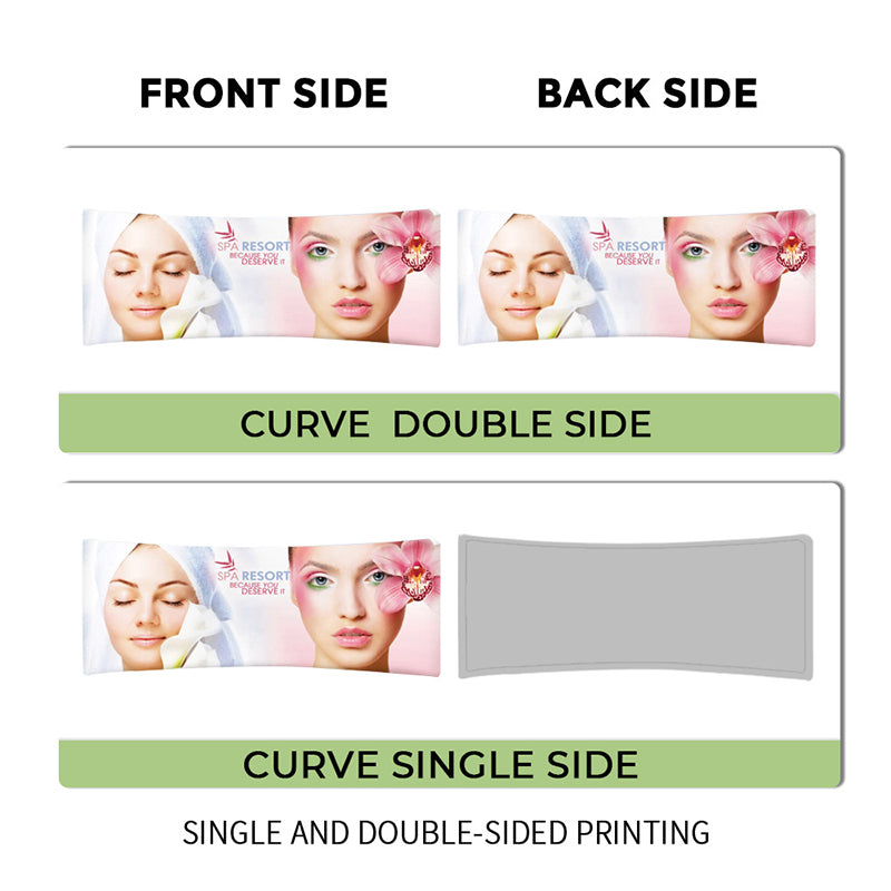 Curve Tension Fabric Display