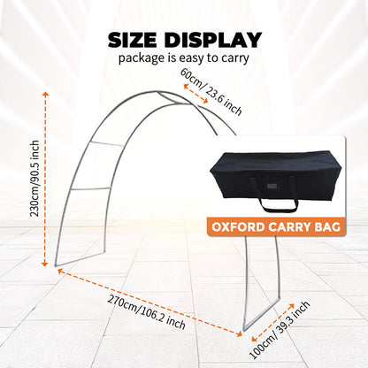 Tension Fabric Curve Arch