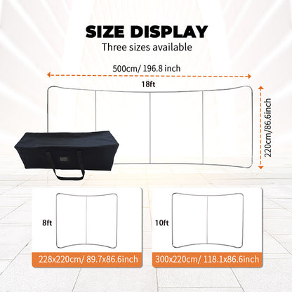 Curve Tension Fabric Display