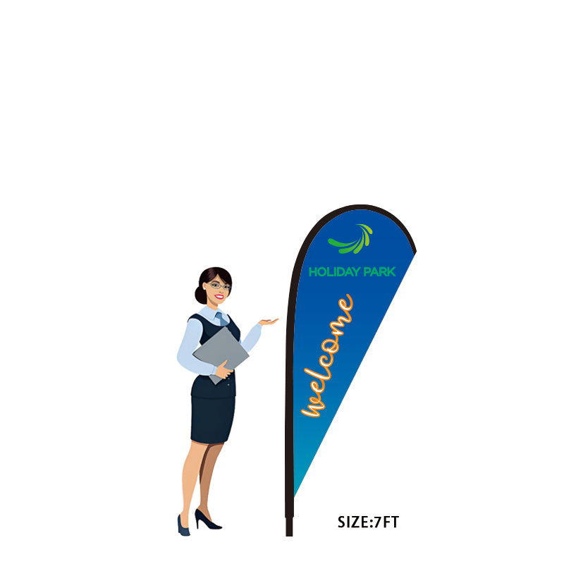 7FT Teardrop Flag
