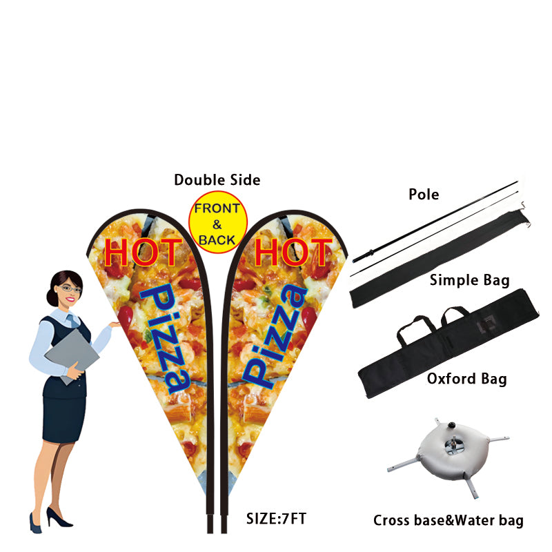 7FT Teardrop Flag