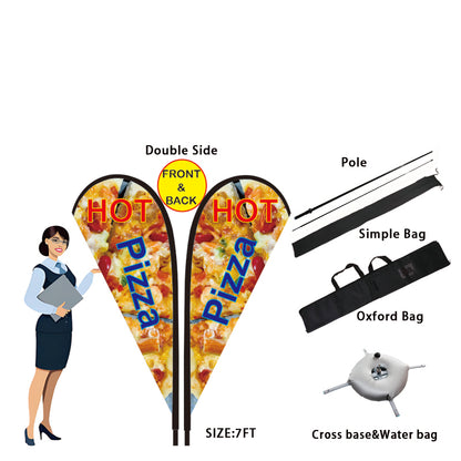 7FT Teardrop Flag