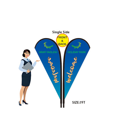 7FT Teardrop Flag
