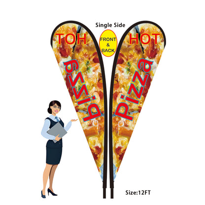 12FT Teardrop Flag
