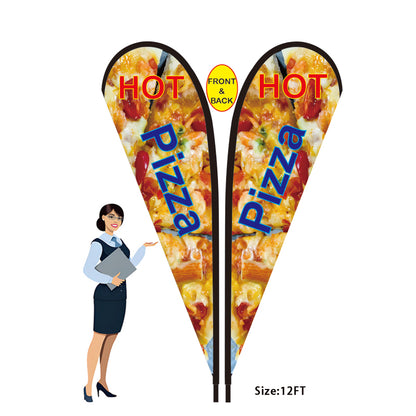 12FT Teardrop Flag