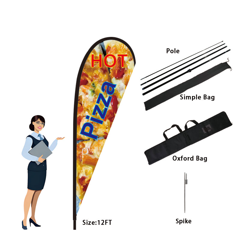 12FT Teardrop Flag