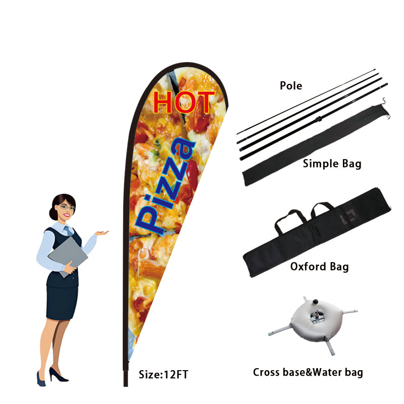 12FT Teardrop Flag