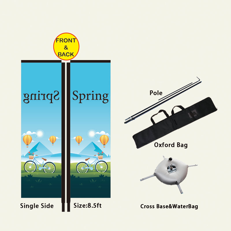 8.5FT Rectangle Flag