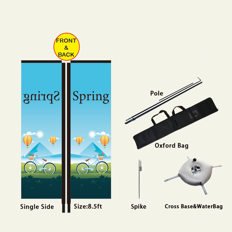 8.5FT Rectangle Flag