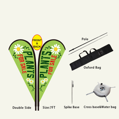 7FT Teardrop Flag