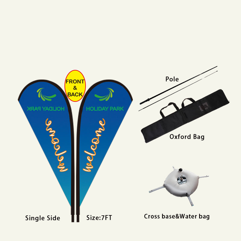 7FT Teardrop Flag