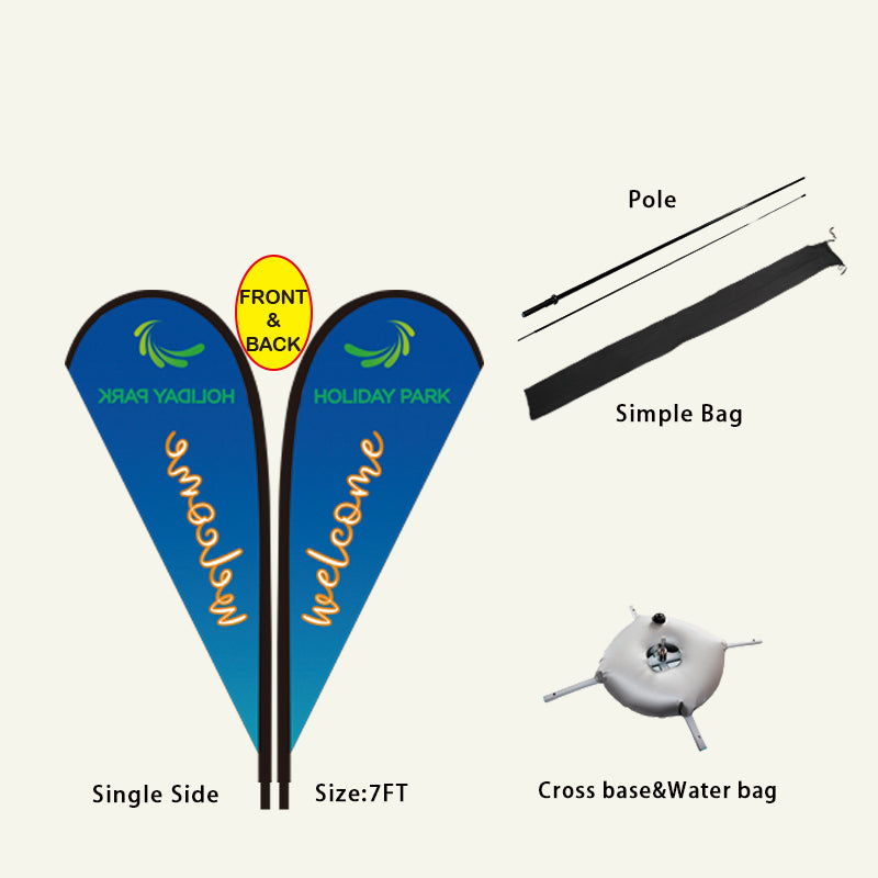 7FT Teardrop Flag