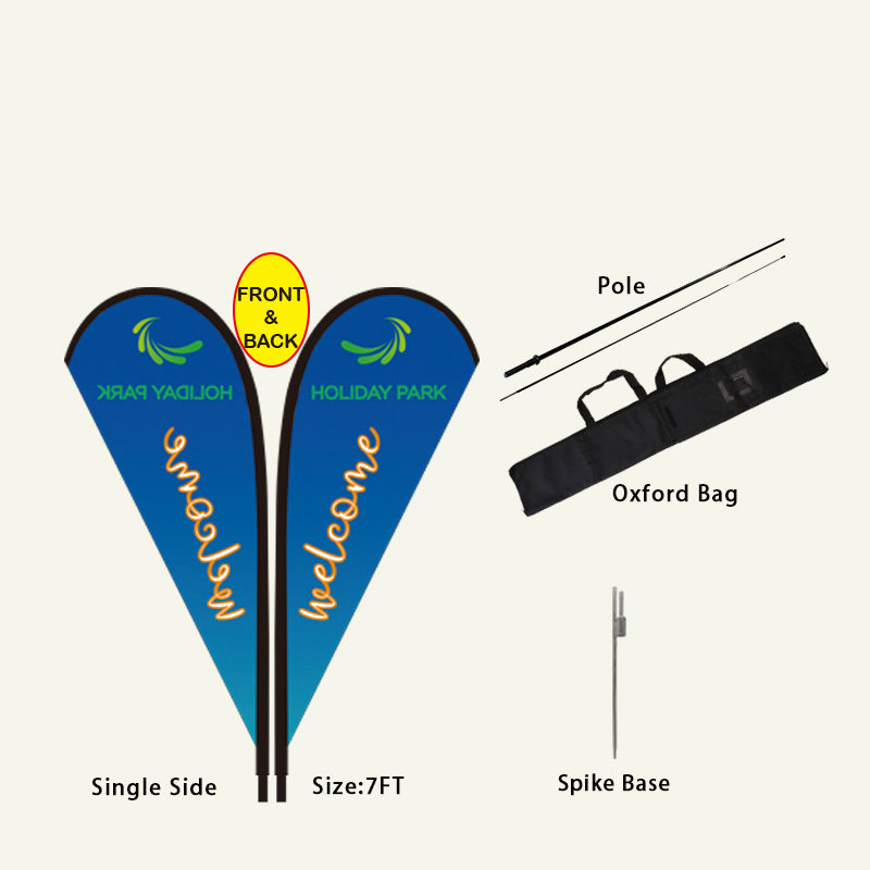 7FT Teardrop Flag
