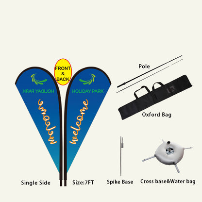 7FT Teardrop Flag