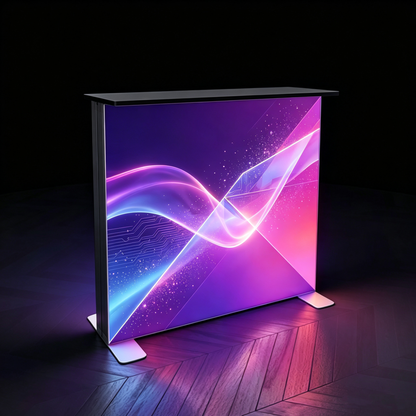 Plastic SEG Frameless Lightbox Counter 3.3x3.3ft