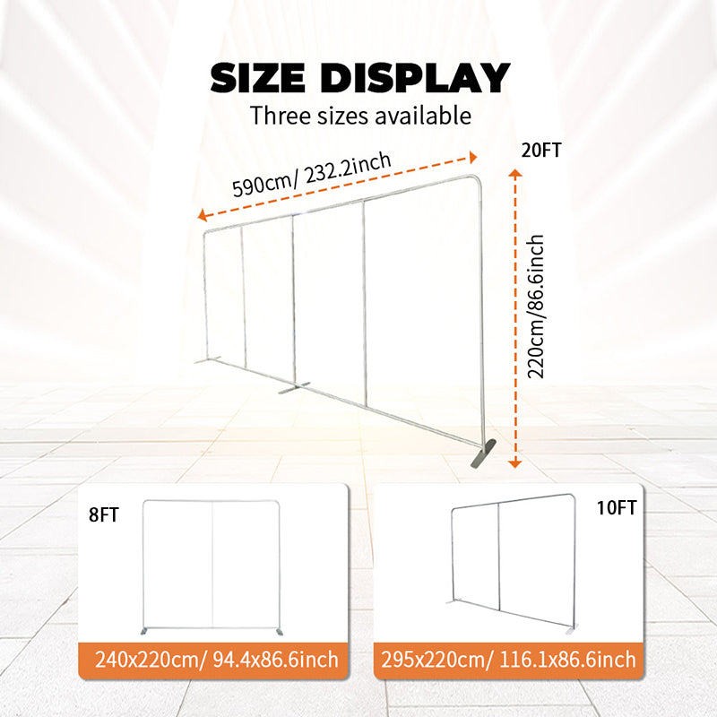 Straight Tension Fabric Display