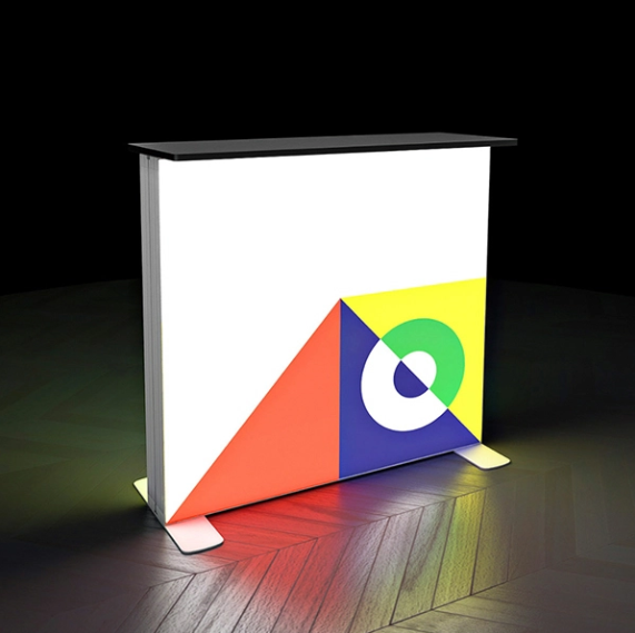 Plastic SEG Frameless Lightbox Counter 3.3x3.3ft