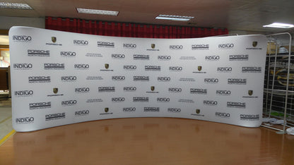 Curve Tension Fabric Display