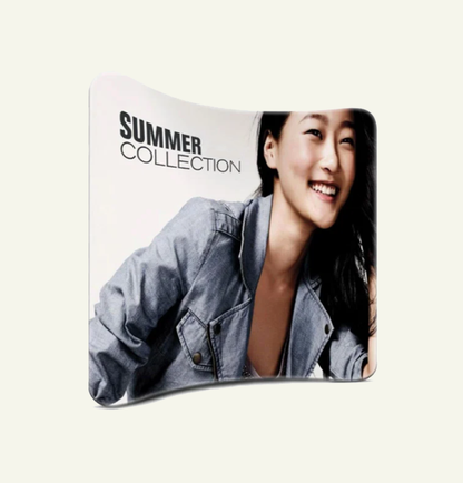 Curve Tension Fabric Display