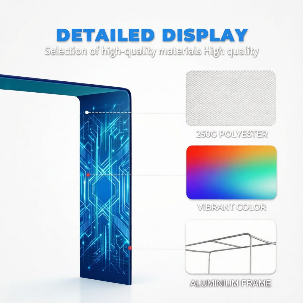 Tension Fabric Square Arch