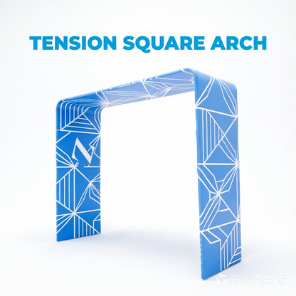 Tension Fabric Square Arch