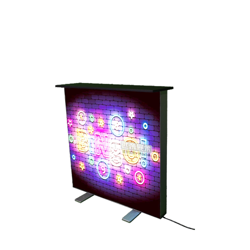 Pre SEG Frameless Lightbox Counter 3.3x3.3ft